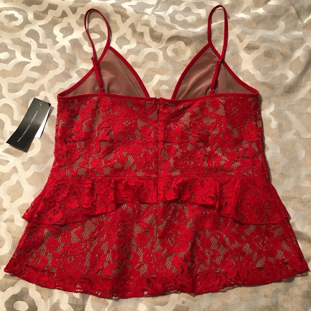 French Connection Ruffle Lace Tank - Picture 3 of 5